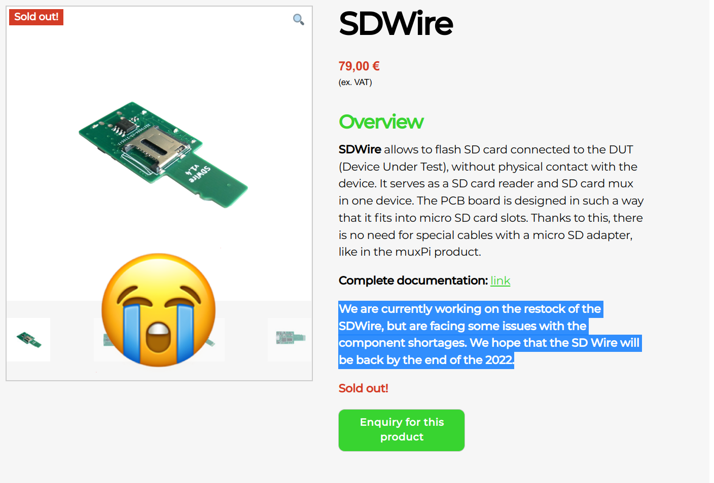 I needed a sold-out SDWire board, so I learned how to fab PCBs